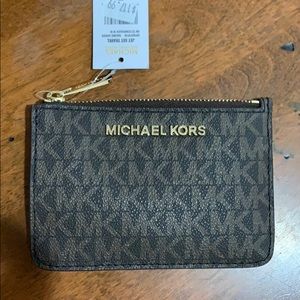 BNWT Michael Kors small coin pouch with ID